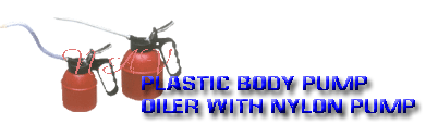 plastic body pump oiler with nylon pump india,